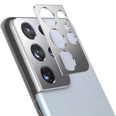 SM Galaxy S21 Ultra 3D Metal Kamera Koruyucu Metal Lens