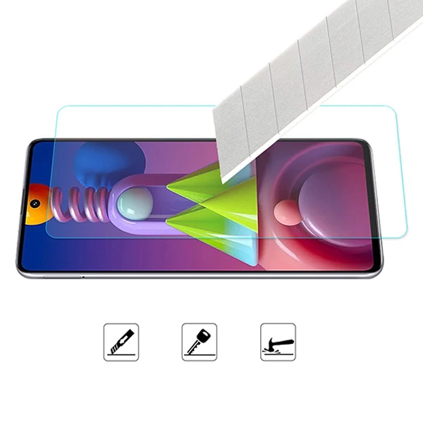 Ally Sm Galaxy M51 Tempered Kırılmaz Cam Ekran Koruyucu - Şeffaf 2
