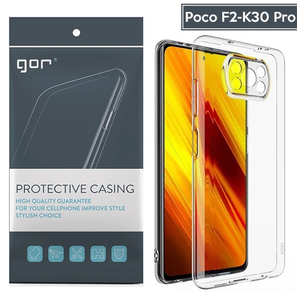 GOR Xiaomi Poco X3 Şeffaf Kamera Korumalı Ultra Slim Tpu Kılıf - Şeffaf 2