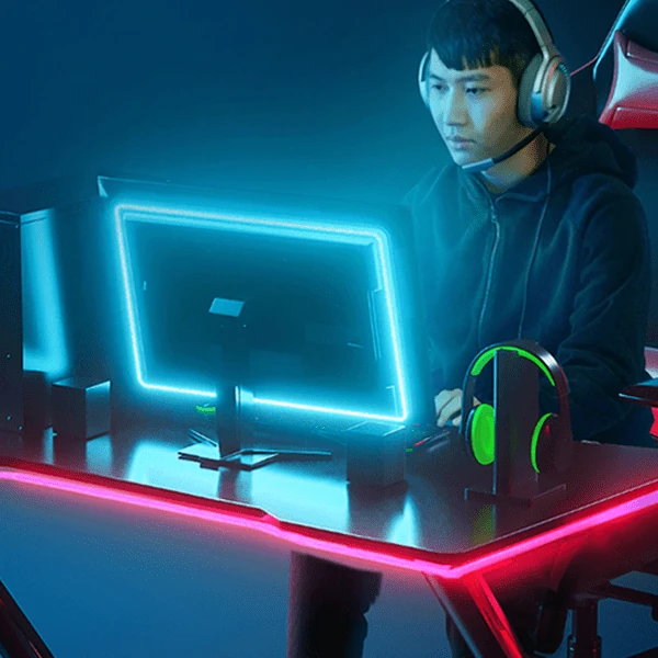 Baseus Game Light RGB 5050 Esnek Oyuncu Pc LED Şerit Işık 5W15 m - Siyah