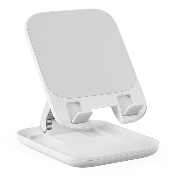 Baseus Seashell Ayarlanabilir Yükseklik Katlanabilir Tablet Standı - Beyaz