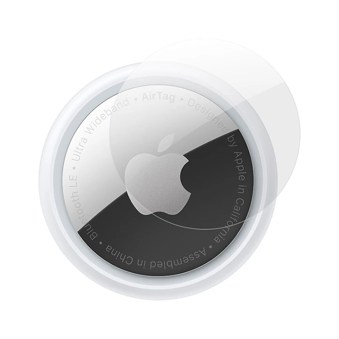 Ally Apple AirTag Ön Taraf Çizik ve Yüzey Koruyucu Jelatin Film - Şeffaf 2
