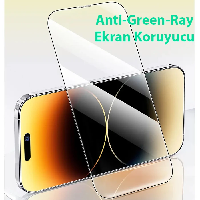 Baseus Corning iPhone 15 Pro Full Koruma Eye-Protection Tempered Cam Ekran Koruyucu - Şeffaf 2