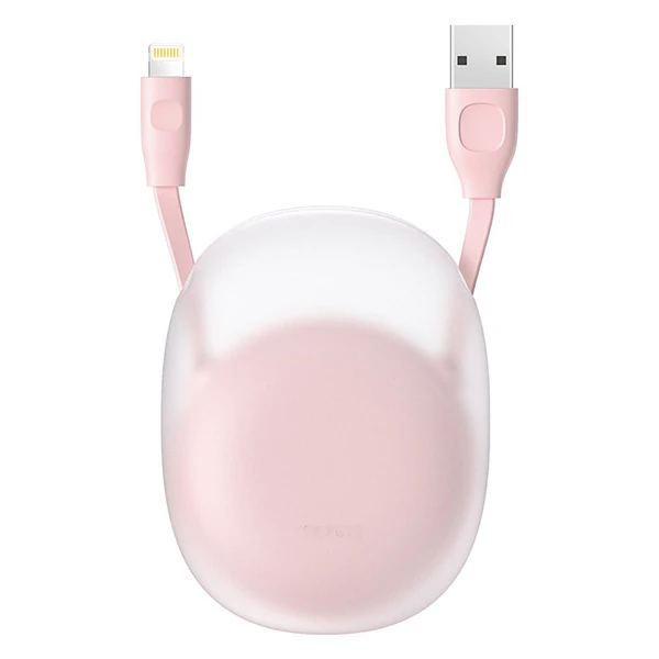 Baseus Let''s Go İPhone 12-1111 Pro SE 2020 XR XS 8-7 Usb Kablo 1Metre - Pembe