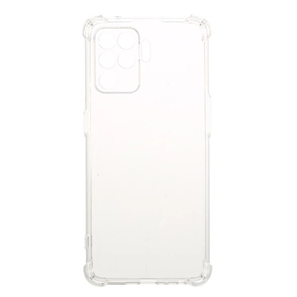 Oppo Reno 5G A94 /F19 PRO Kamera Korumalı Shockproof Silikon Kılıf - Şeffaf 2
