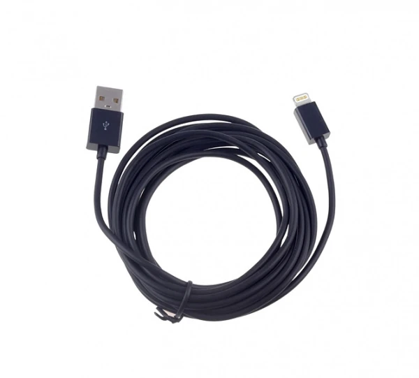 İPhone 11-12-13-14 Usb Data Şarj Kablosu 3metre - Siyah