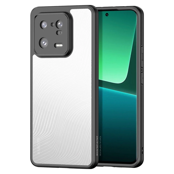 Dux Ducis Xiaomi 13 Pro Aimo Series Premium Buzlu Sert PC-TPU Kılıf - Siyah
