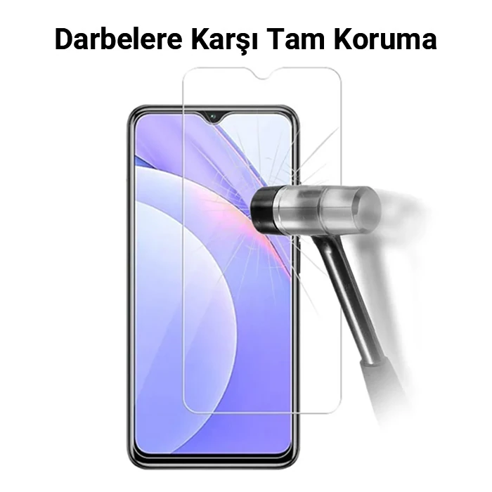 Ally Xiaomi Redmi 9T Tempered Kırılmaz Cam Ekran Koruyucu - Şeffaf 2