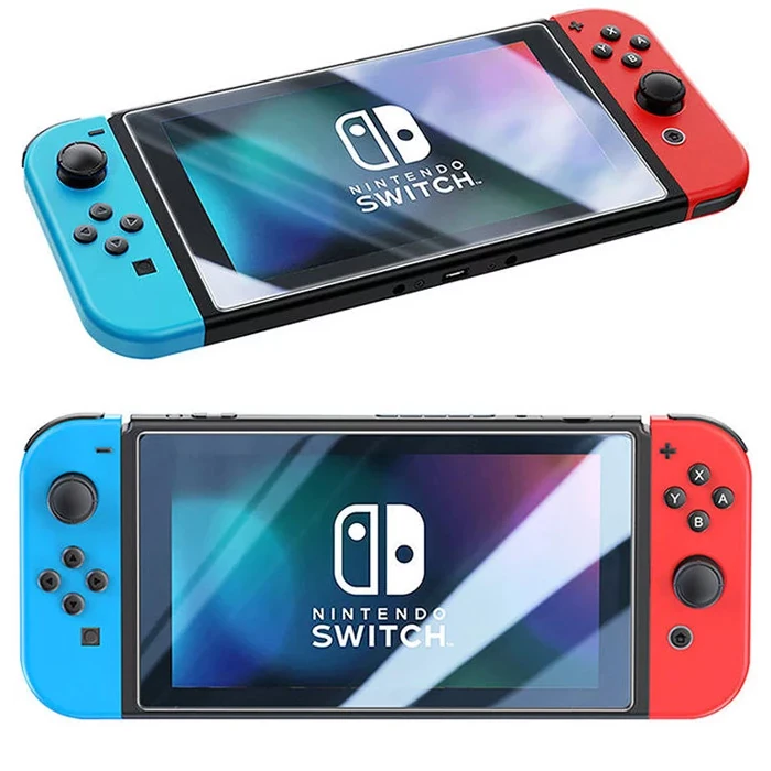Baseus Crystal Series Nintendo Switch 2019 için Cam Ekran Koruyucu 2 Adet - Şeffaf 2