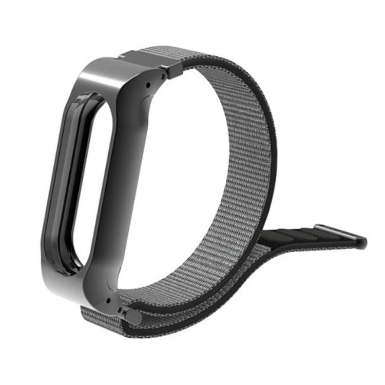 Xiaomi Mi Band 2 Nylon Kayış Kordon - Fuşya