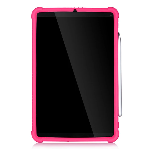 Ally Huawei MatePad Pro 10.8 İnç Standlı Silikon Kılıf - Fuşya