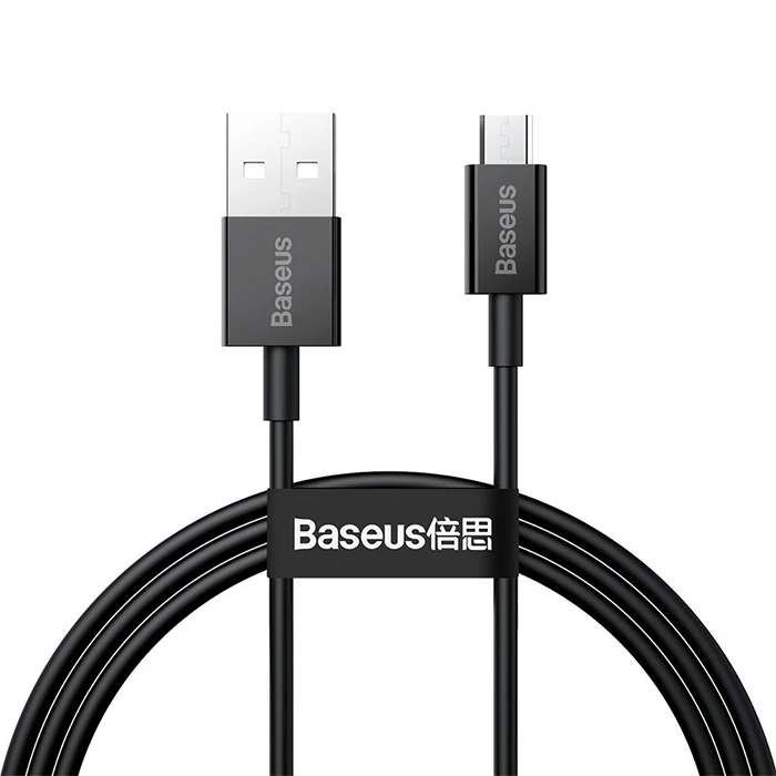 Baseus Superior Series USB to Mikro Hızlı Şarj ve Data Kablosu 2A 1m - Siyah