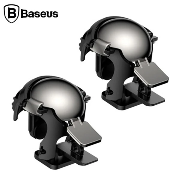 Baseus Gamo GA03 Gamepad Oyun Ateşleyici Tetik/ Level 3 Helmet Pubg Gadget - Kamuflaj Gri