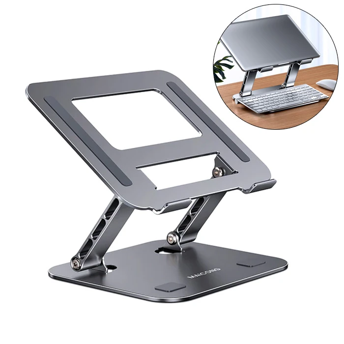 Ally MC LS515 Yükseklik Ayarlı Dizüstü Laptop Notebook Standı - Füme