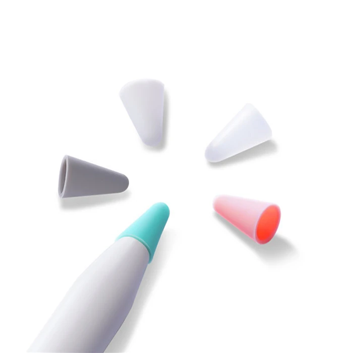 Dux Ducis Apple Pencil İçin Renkli Kalem Ucu 10x - Çok Renkli