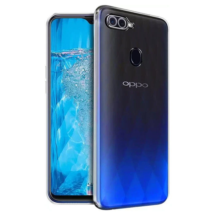 Ally Oppo F9 Pro Kılıf Kamera Korumalı Ultra İnce Şeffaf Silikon Kılıf - Şeffaf 2