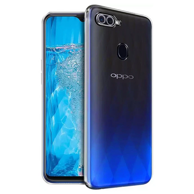 Ally Oppo F9 Pro Kılıf Kamera Korumalı Ultra İnce Şeffaf Silikon Kılıf