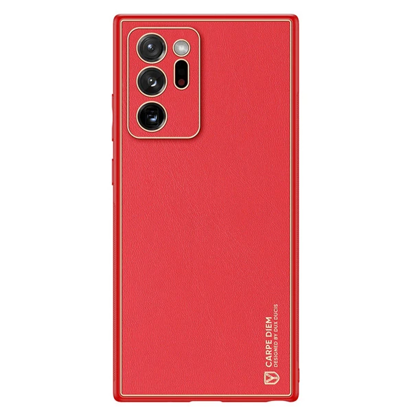 Dux Ducis Sm Galaxy Note 20 Ultra Kılıf Yolo Series Premium Arka Koruma Kılıf - Kırmızı
