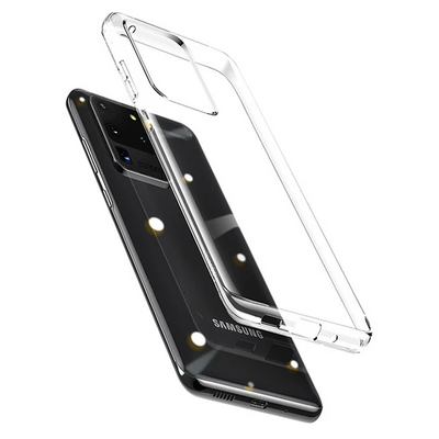 Baseus Simple Case Samsung Galaxy S20Ultra Şeffaf Silikon Kılıf