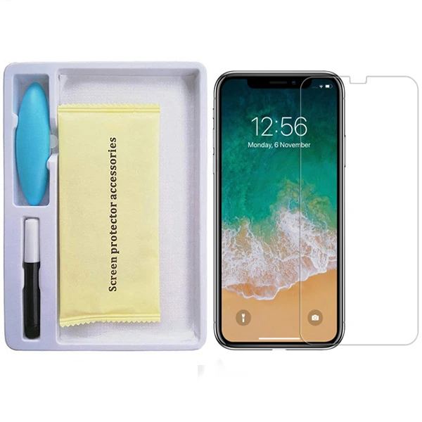 İPhone 11 Pro Full Liquid+Uv Işık 3D Kırılmaz Cam Ekran Koruyucu iPhone XS-X - Şeffaf 2