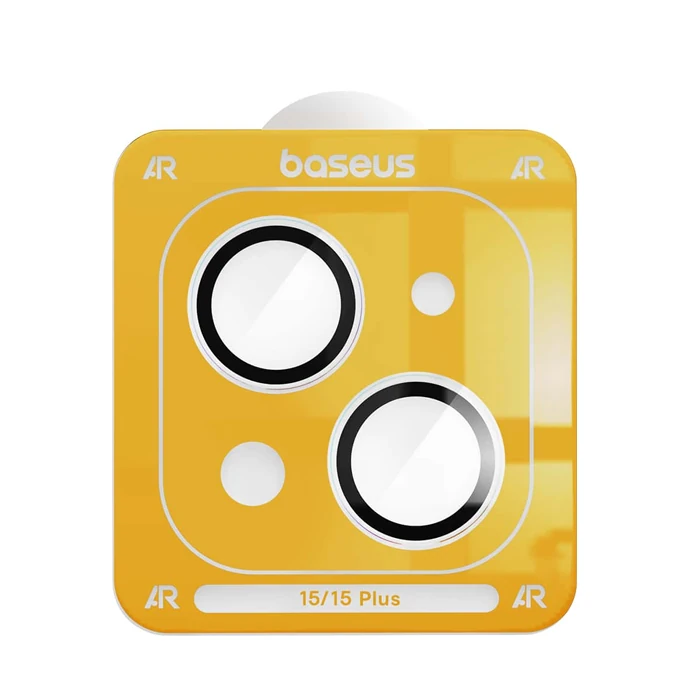 Baseus iPhone 15/15 Plus için Corning Serisi HD Cam Kamera Koruyucu - Şeffaf 2