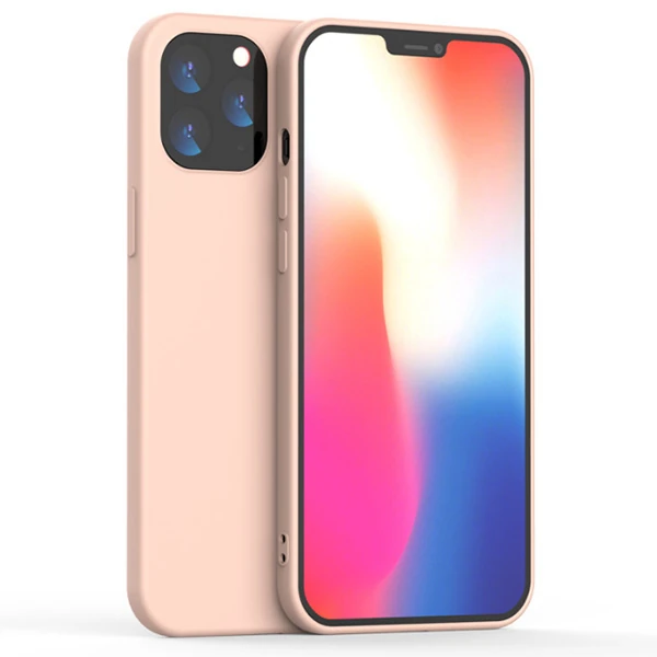 iPhone 12 Mini 5.4 Lansman Kılıf İçi Kadife Soft Silikon Kılıf - Siyah