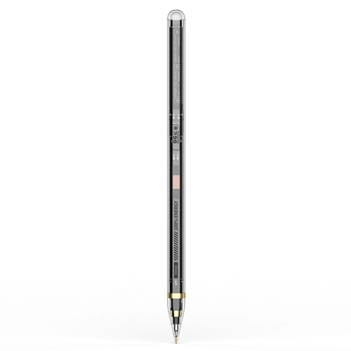 Dux Ducis SP-04 Manyetik Şarjlı Stylus Pen iPad Tablet Dokunmatik Kalem Transparent - Siyah