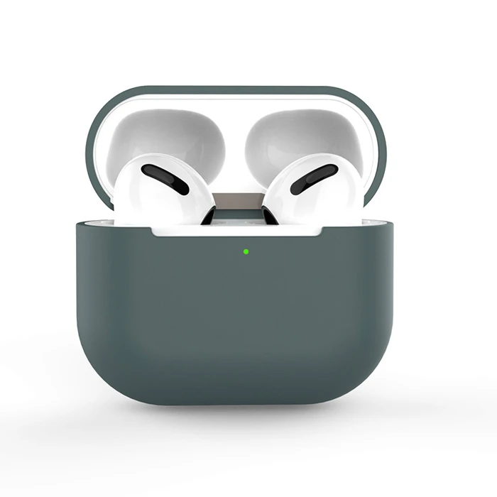 Ally Apple Airpods 3 için Ultra İnce Koruma Silikon Kulaklık Kılıfı - Beyaz