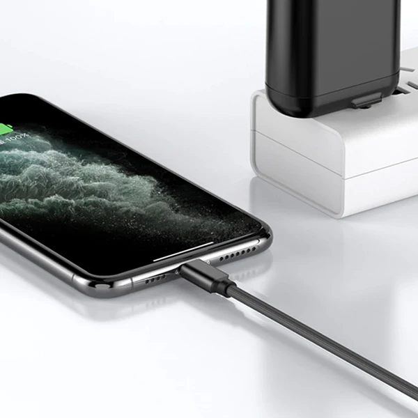 Ally PD 20W Hızlı Şarj İPhone 14-13-1211 USB-C to Lightning Şarj Kablosu 1metre - Siyah