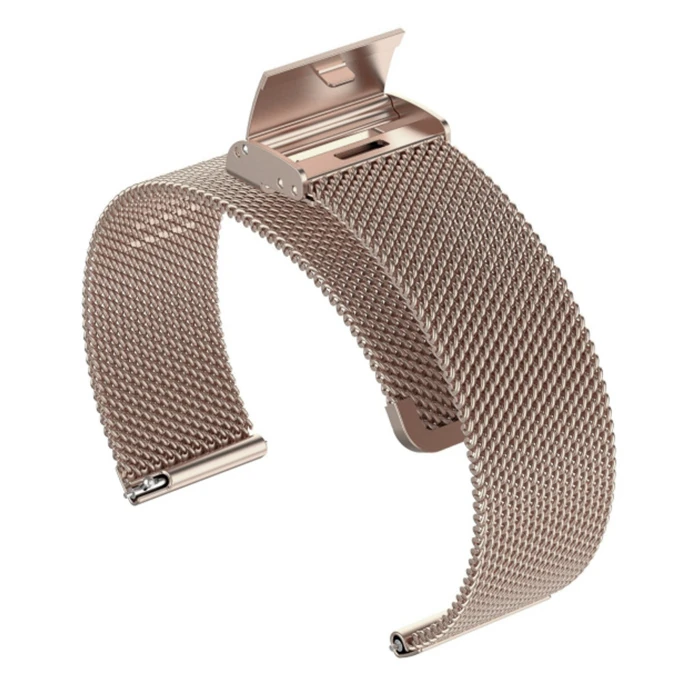 20MM Samsung watch huawei watch Kayış Kordon Milano Metal Klasik Kopça - Pembe