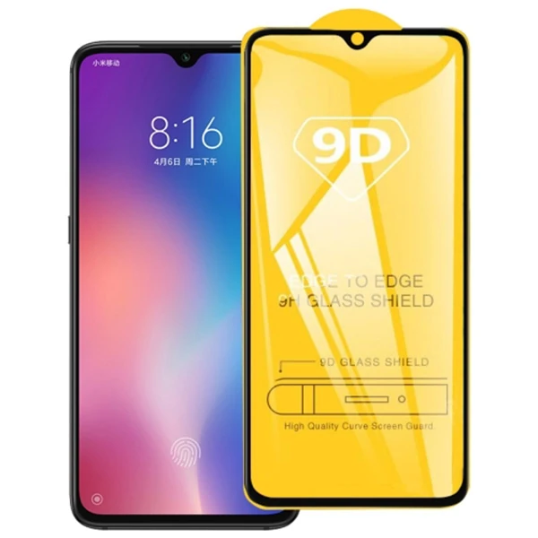 Galaxy Note 10 Lite 9D Full Glue Tempered Cam Ekran Koruyucu - Siyah