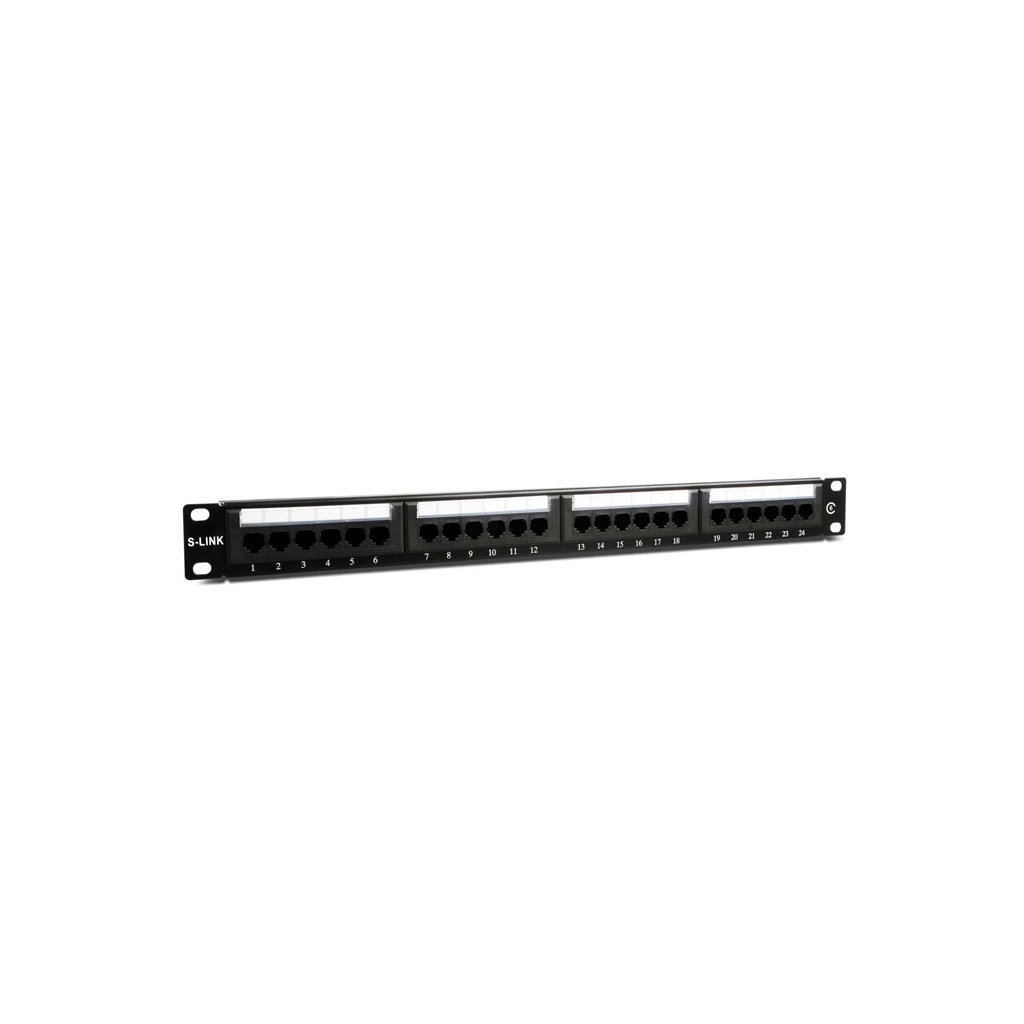 S-Link S-Lınk SL-F624 Cat6 Patch Panel 24-Port UTP 1U(1923)