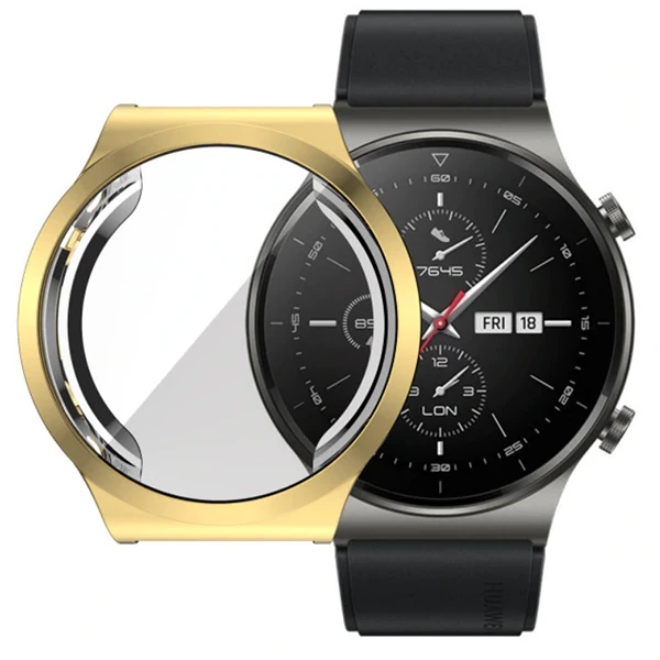 Ally Huawei Watch GT 2 Pro 360 Koruma Ultra İnce Silikon Kılıf - Şeffaf 2