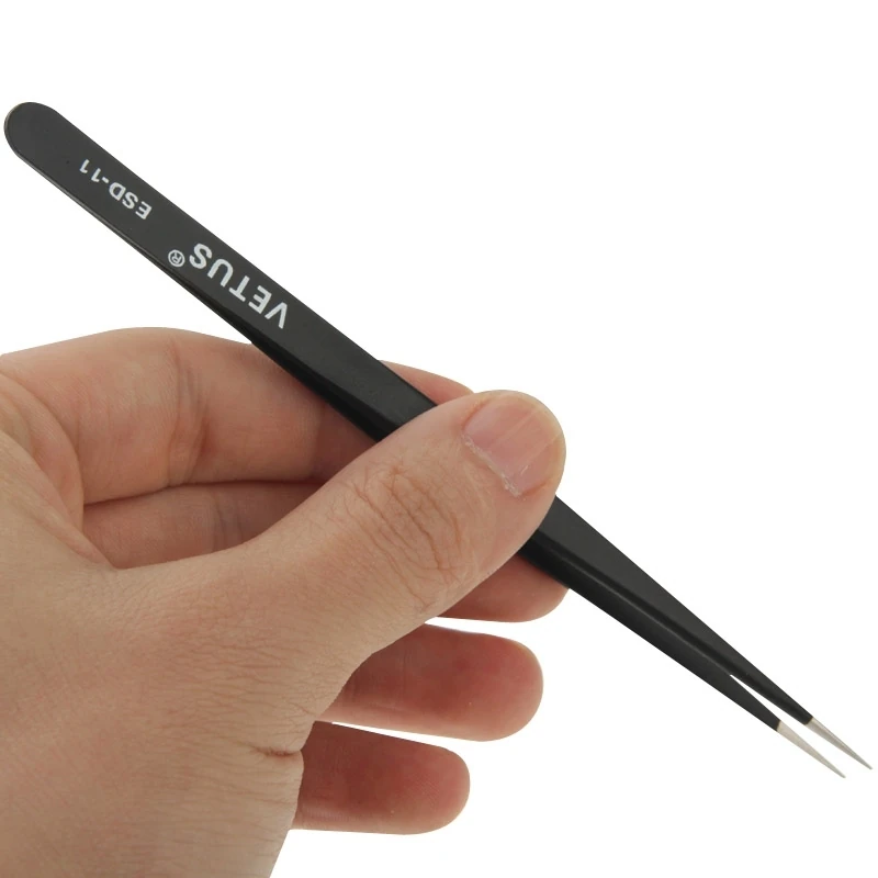 Esd-101112131415 6 Parça Anti Statik Cımbız Set - Siyah