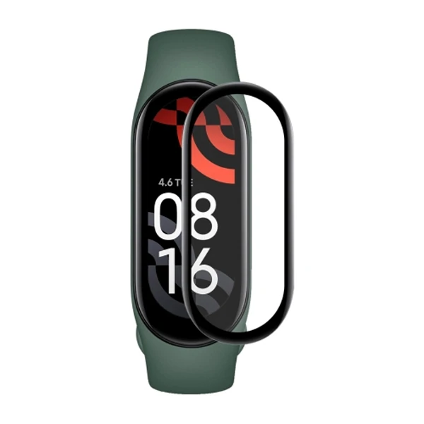 Xiaomi Mi Band 7 3D Full Kaplama Ekran Koruyucu PET+Pmma - Siyah