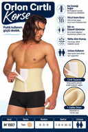 Orlon Cırtlı Korse – Unisex Bel ve Karın Destek Korsesi – M 1007 - Rylks - 2
