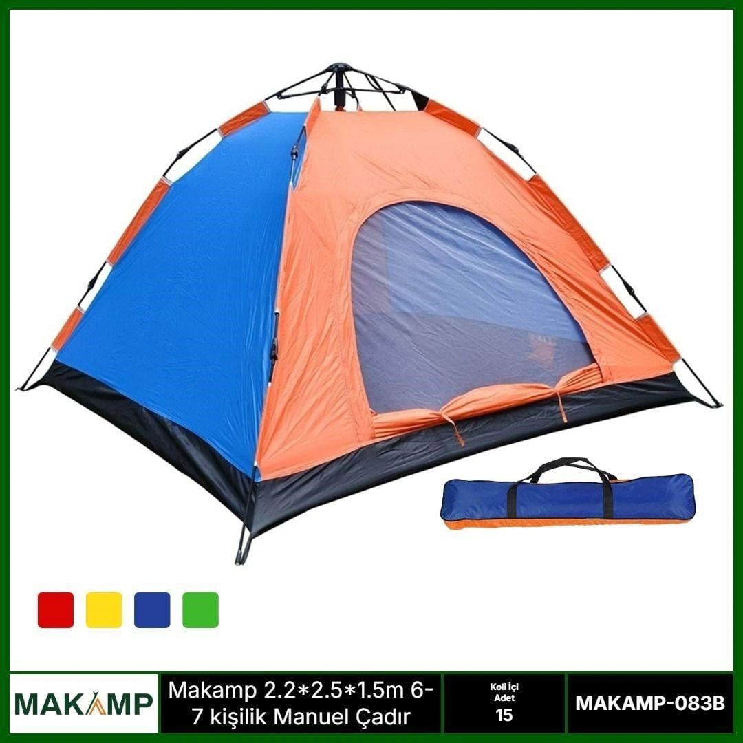 2.2*2.5*1.5m 6-7 Kişilik Manuel Çadır