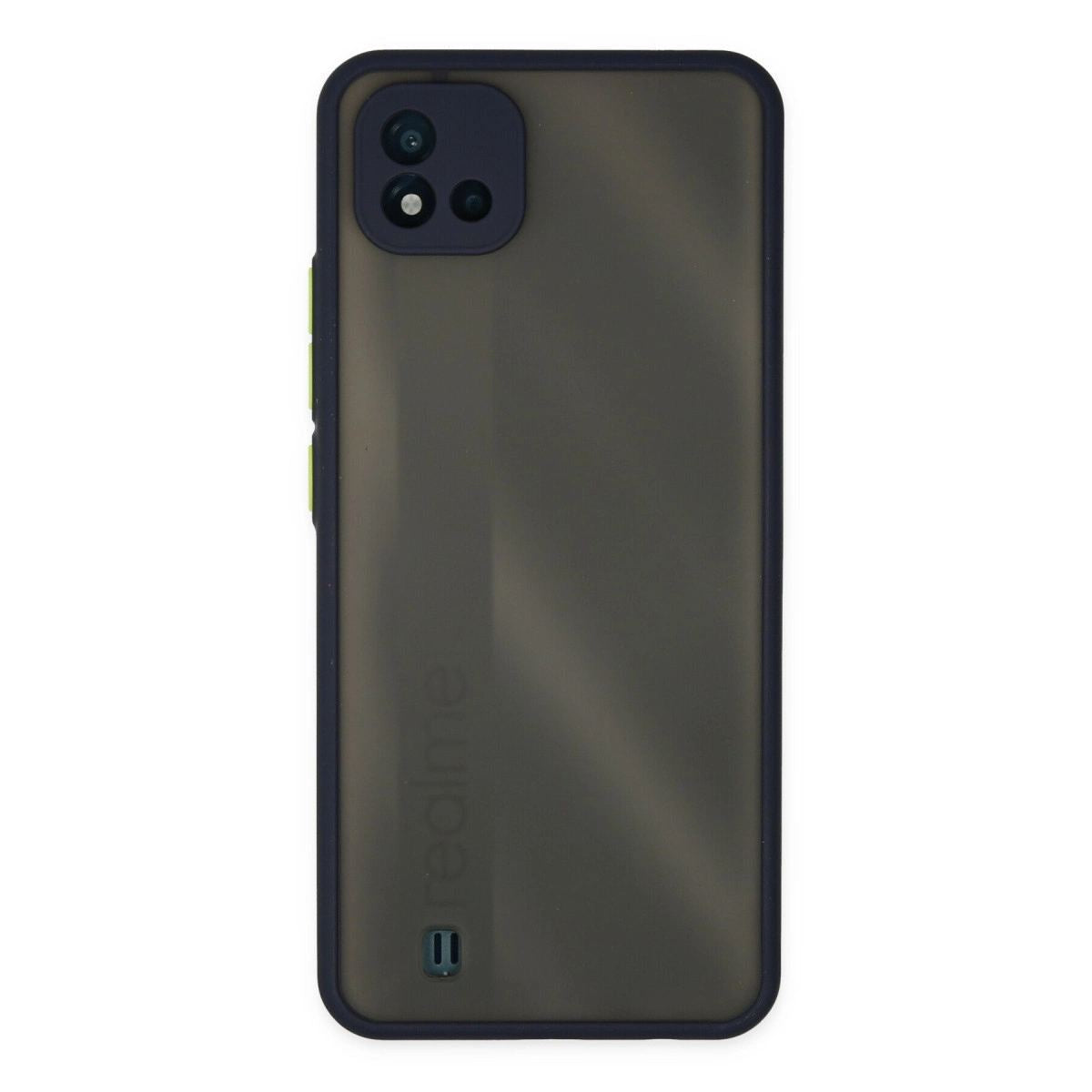 Realme C11 2021 Kılıf Montreal Silikon Kapak - Lacivert