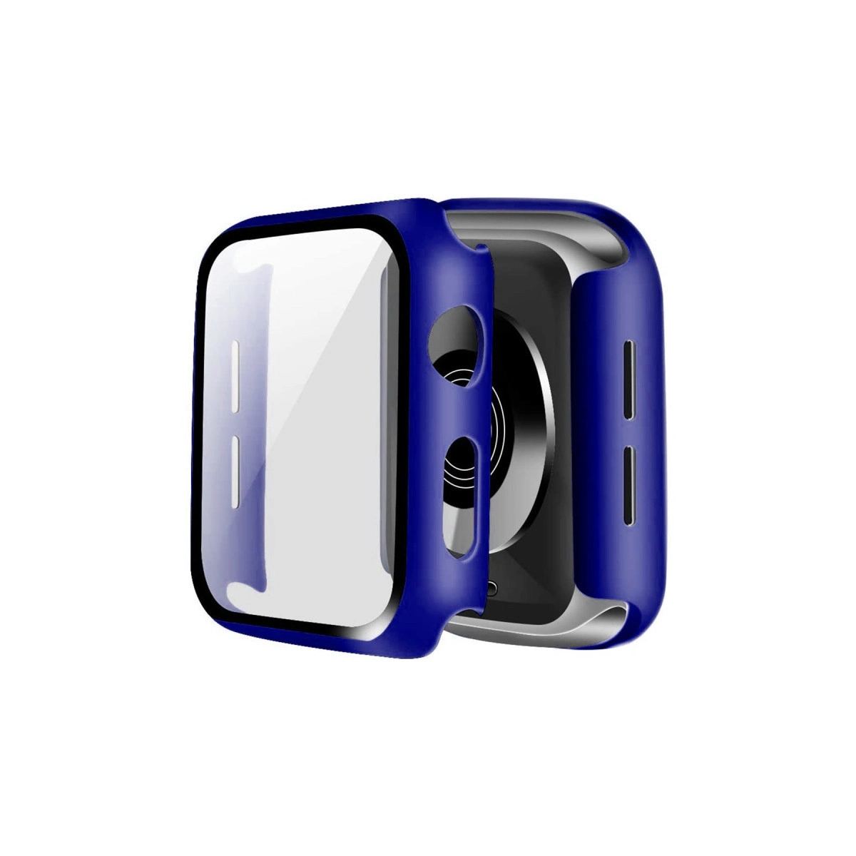 Apple Watch 42mm Camlı Kasa Ekran Koruyucu - Lacivert