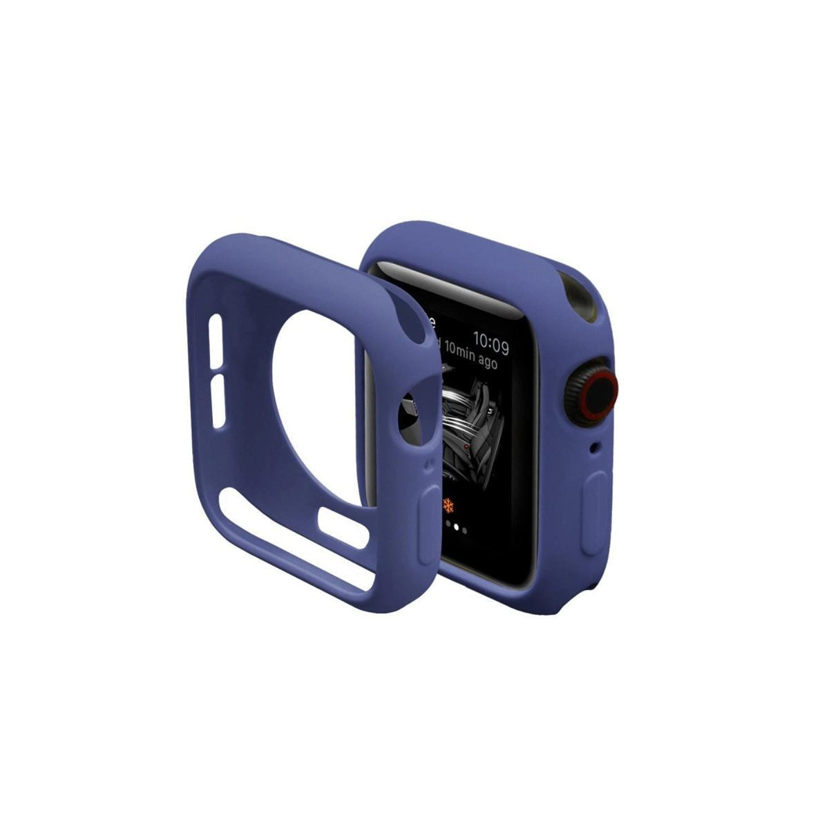 Apple Watch 38mm Silikon Alt Kasa - Mavi