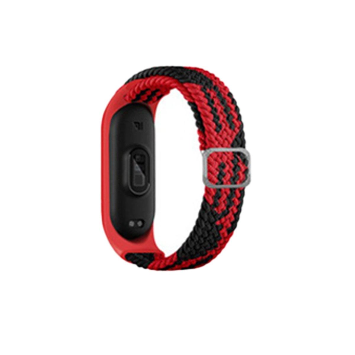 Xiaomi Mi Band 6 Kordon - Kırmızı-siyah