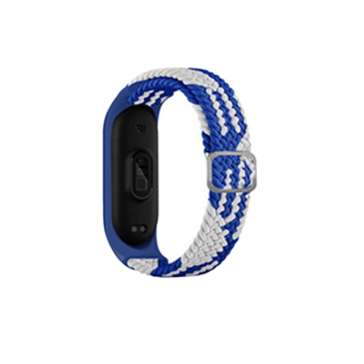 Xiaomi Mi Band 6 Kordon - Mavi-beyaz