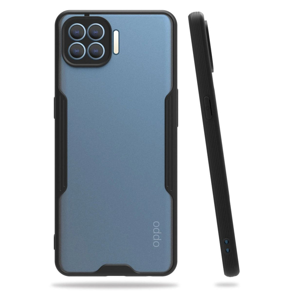 Oppo Reno 4 Lite Kılıf Platin Silikon - Siyah