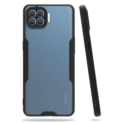 Oppo Reno 4 Lite Kılıf Platin Silikon - Siyah
