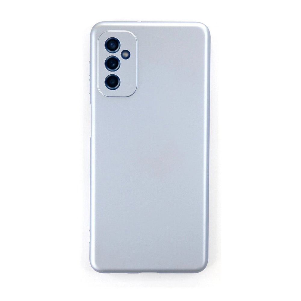 Samsung Galaxy M52 5g Kılıf Nano İçi Kadife Silikon - Sky Blue