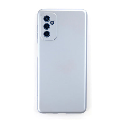Samsung Galaxy M52 5g Kılıf Nano İçi Kadife Silikon - Sky Blue