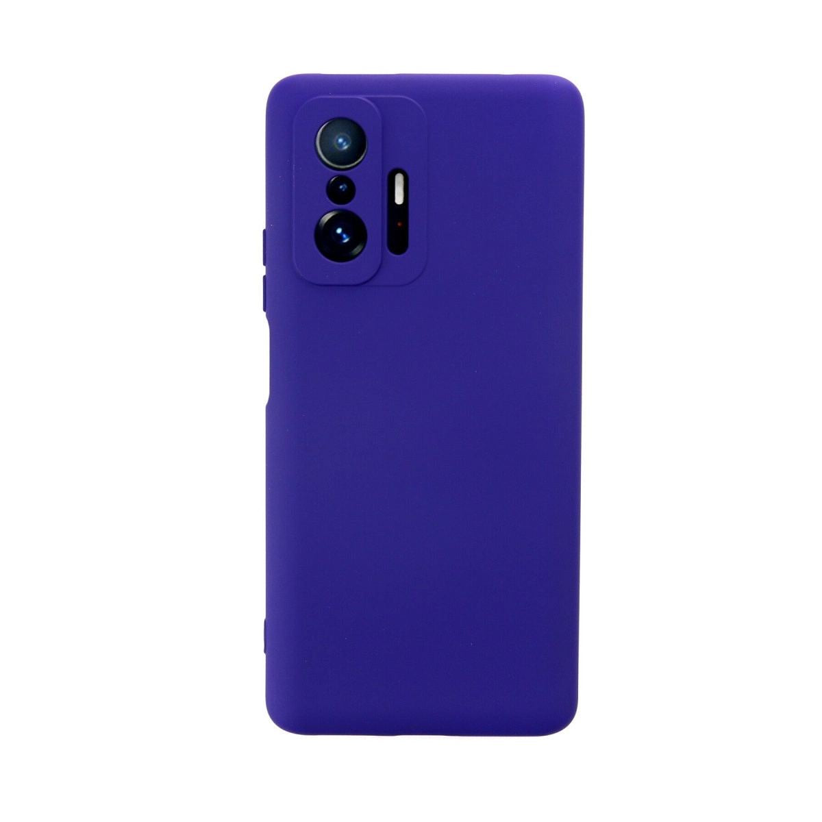 Xiaomi Mi 11t Pro Kılıf Nano İçi Kadife Silikon - Mor