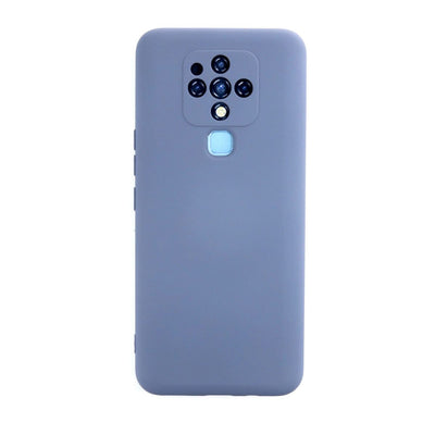 Tecno Camon 16 Kılıf Nano İçi Kadife Silikon - Gri