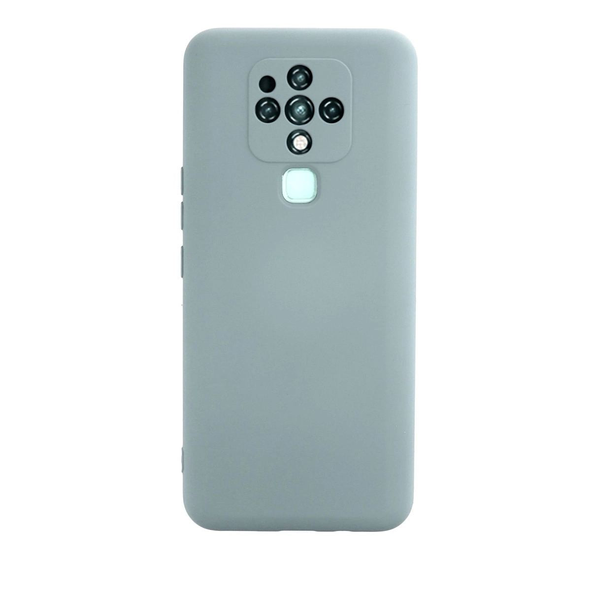 Tecno Camon 16 Kılıf Nano İçi Kadife Silikon - Buz Mavisi
