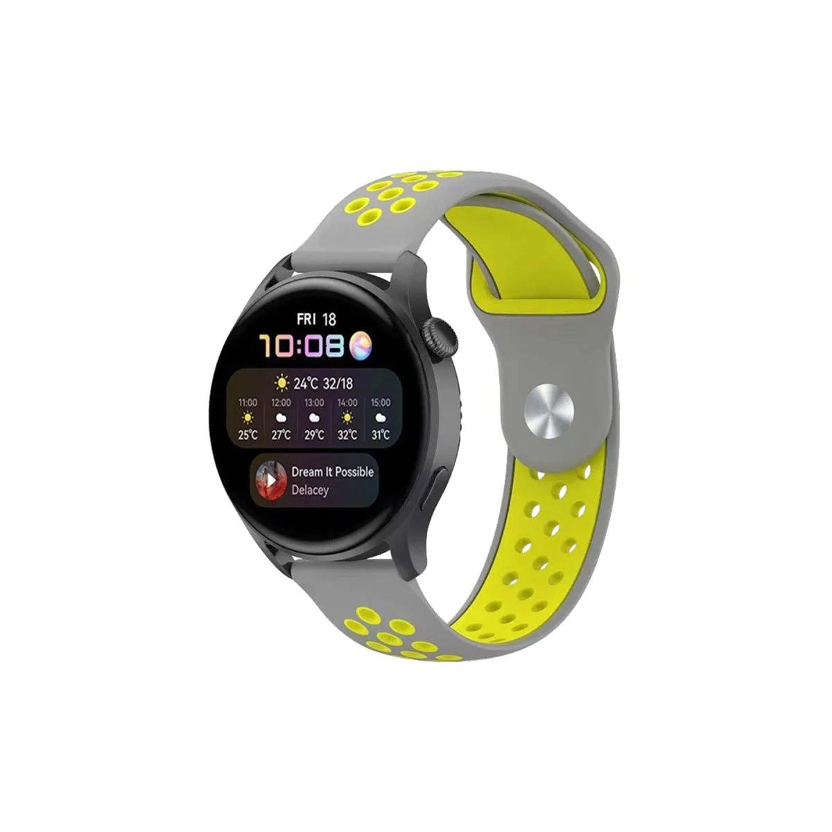 Watch 20mm Spor Delikli Kordon - yeşil